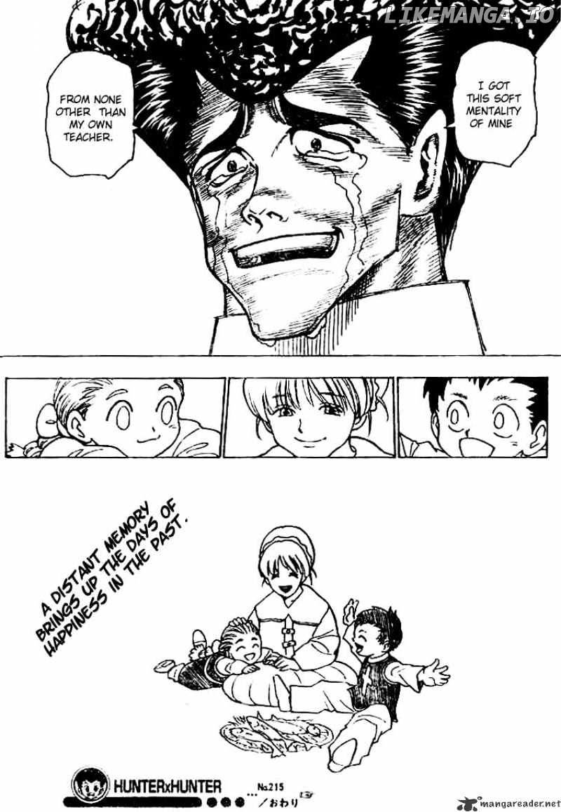 Hunter x Hunter, Chapter 215 image 16